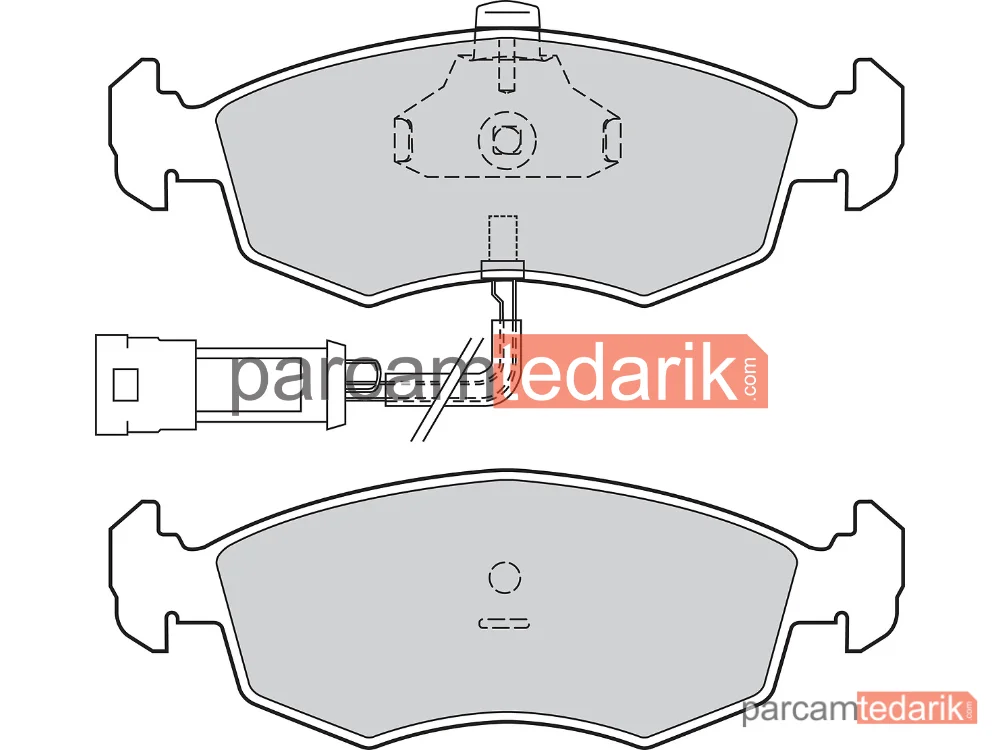 VALEO 670424 | Fren Balatası — Fiat Palio, Fiat Palio Weekend, Fiat Strada Pick-Up